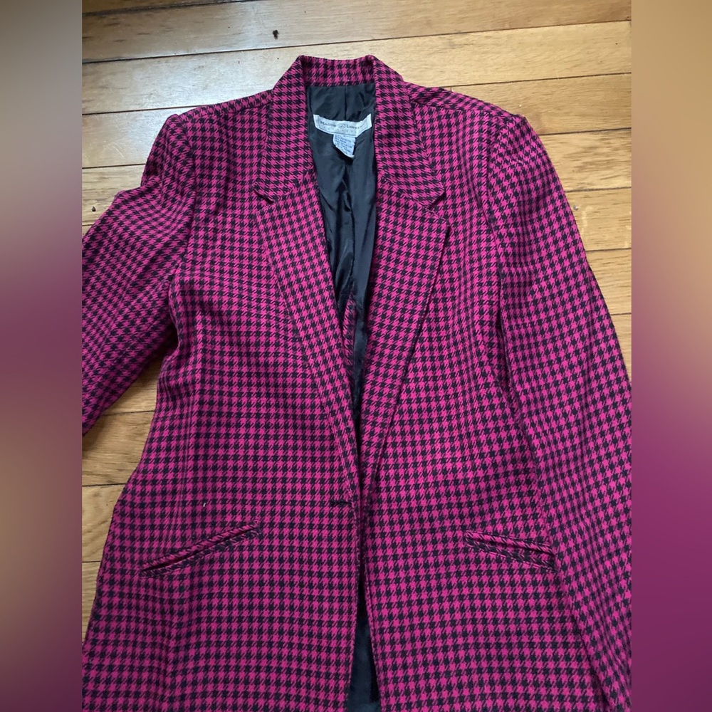 houndstooth blazer